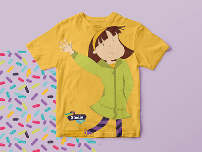 STUDIO KIDS PROJECT . Shirt Application characterdesign graphicdesign illustration kids marketing pilates visualidentity