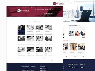 MAZIERO E MORAIS . Homepage Website Layout graphicdesign lawyers visualcommunication website
