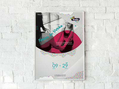 Studio Kids Project . Summer Camp Poster graphicdesign kids marketing campaign pilates poster design visual design visualidentity