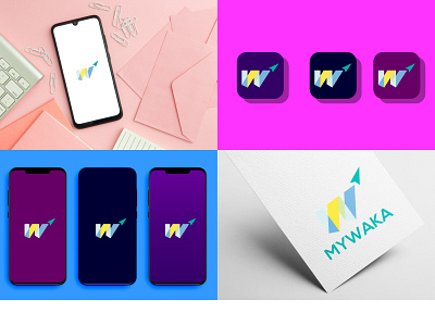 MYWAKA app design icon illustration logo mywaka