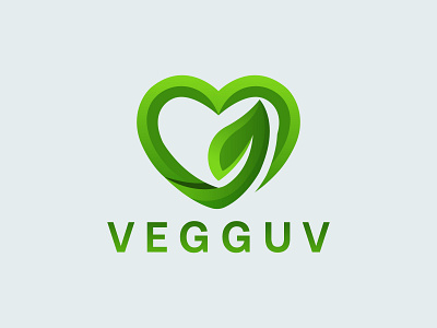 VEGGUV app branding design flat graphic design icon illustration illustrator logo minimal