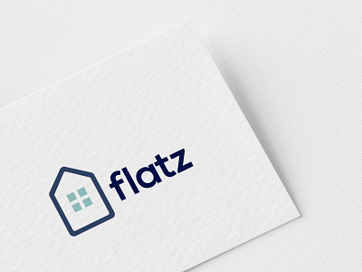 flatz app design flat graphic design icon logo minimal typography vector