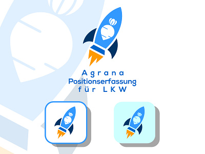 Agrana Positionserfassung fur LKW agri logo agriculture logo app branding design flat graphic design icon logo minimal typography