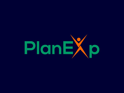 planexp app branding design flat graphic design icon illustrator logo minimal vector