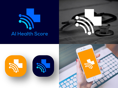 AI Health Care ai health care app logo graphic design icon icon design logo logo design logo designer logo for app logo icon
