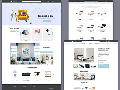 Furniture e-commerce website