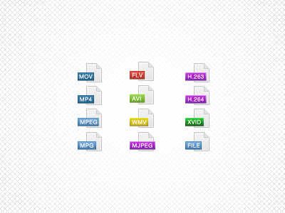 Free Video File Type Icons/Mimes - Enjoy!
