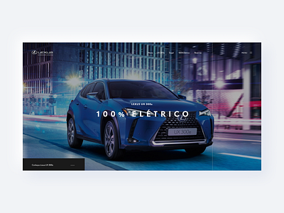 Lexus - Website alignment auto automotive banner car design electric hero home interaction interactive interface japan lexus product text