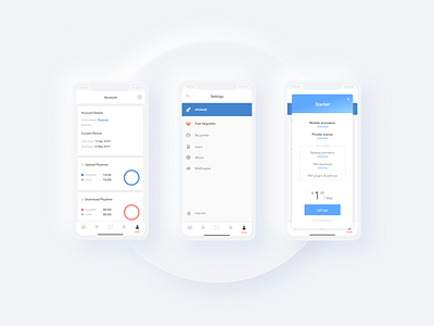 Radical - Mobile app UI