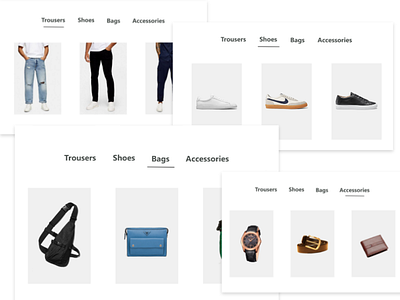 Fashion For Men | Web Page | UI Design design icon typography