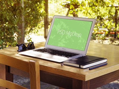 Another Macbook Air Mockup free file free psd freebie macbook macbook air mock up mockup presentation psd showcase work