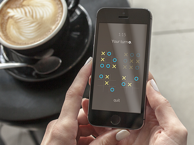 Making It Hard app color flat game gameplay ios minimal mockup showcase