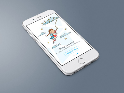 Intro dreams girl illustration jukko mobile tutorial