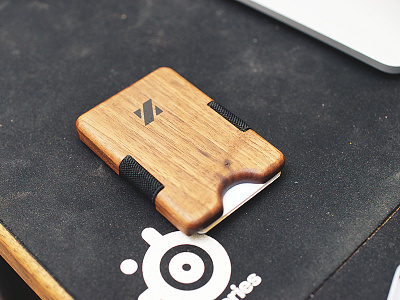 Wallet Prototype cnc design product wallet wallnut woodworking