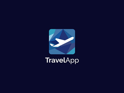 travelapp airplane aviation company logo holiday logodesign travel vector