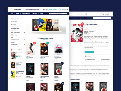 E-book shop design ebook ecommerce online shop store