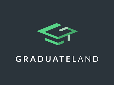 Graduateland Logo branding graduateland graduation identity logo rebrand ui