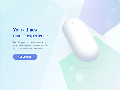 We just clicked – Mouse landing page