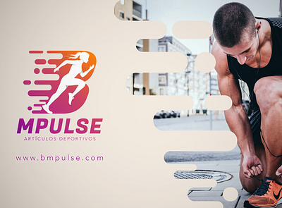 B-MPULSE banner logo sports tennis