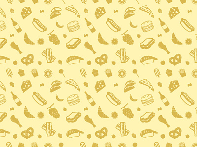 What's for lunch? icons lunch noun project pattern