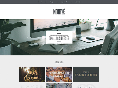 Noirve Site Update portfolio responsive website