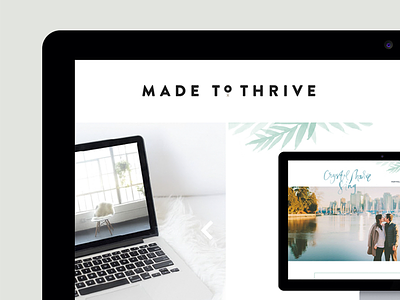 Made to Thrive branding design development website