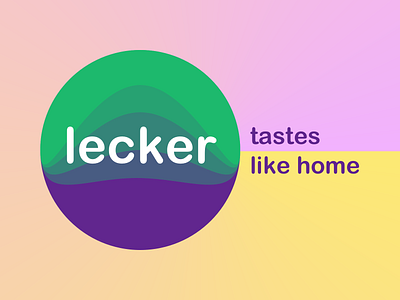Lecker - grocery shop logo