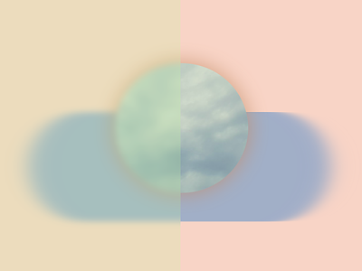Soft sky blur geometric geometric design overlay sky transparency