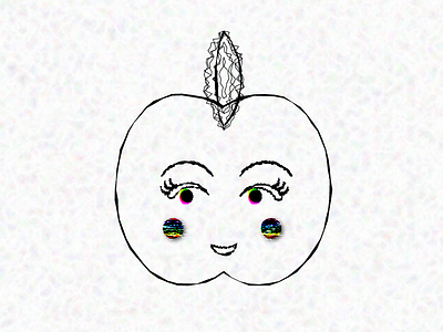 Just another smiling apple