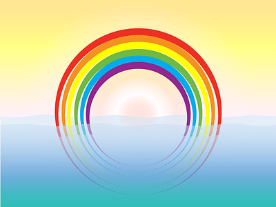 Proud rainbow gradient lovewins pride rainbow