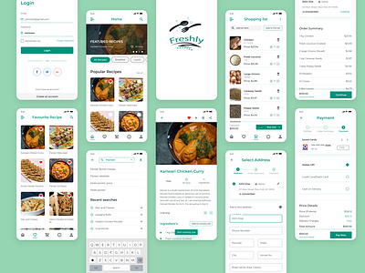 Case Study: Freshly Dropped Recipe App Design