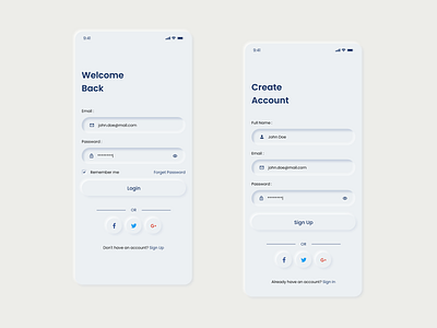 Daily UI - Sign in & Sign Up 001 appdesign challange daily daily ui dailychallange dailyui dailyui 001 dailyuichallange design screen sign up signin signup ui uidesigner uiux uiuxdesign uiuxdesigner ux
