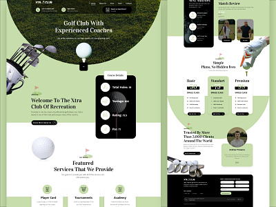 Golf Theme creative golf graphic design idea inspiration onsparation photography ui ux web webdesigne