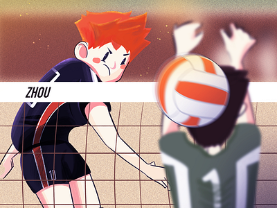 My volleyball illustration