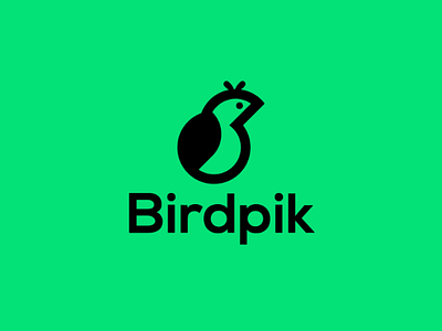 Birdpik logo bird logo iconic logo logo minimal logo natural logo