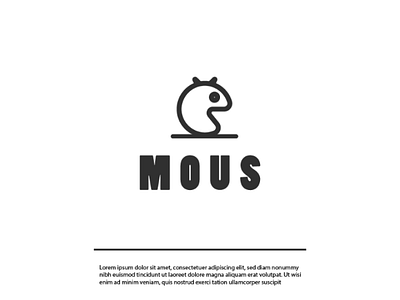 Mous logo branding logo minimal minimalist mous superminimalist