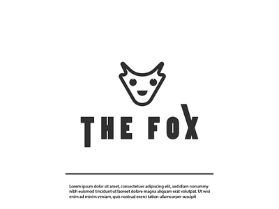 The Fox logo .foxlogo branding fox logo minimal minimalist minimallogo