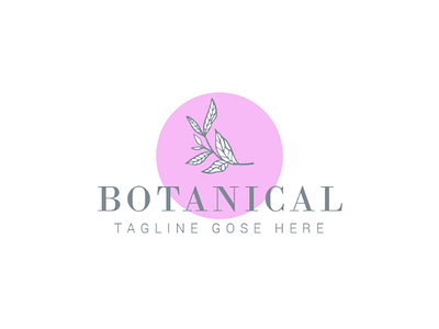 Botanical logo art botanic botanical botanical logo logo minimaist