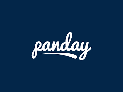 Panday Hand Lettering Logo brand design brandidentity branding hand drawn handlettering lettering logo logo minimalist logo name logo