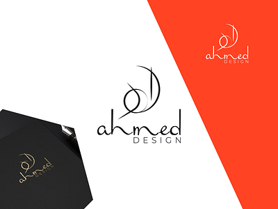 Ahmed Design Arabic logo design