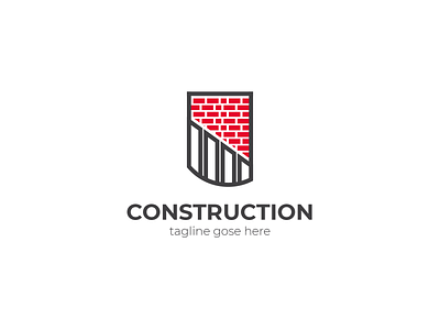 Construction Logo Design branding breek building construction construction logo design graphic design illustration line logo logo minimalist rad ui ux vector