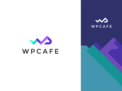 Minimal Letter WP Logo Design
