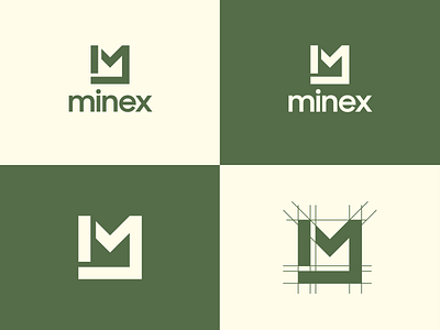 Minex, letter M logo Design