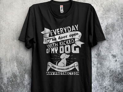 A dog t-shirt 2020