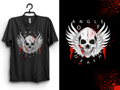 Angle of death t-shirt design 2020 angle angle of death deaign design illustration logo tshirs tshirt design 2020