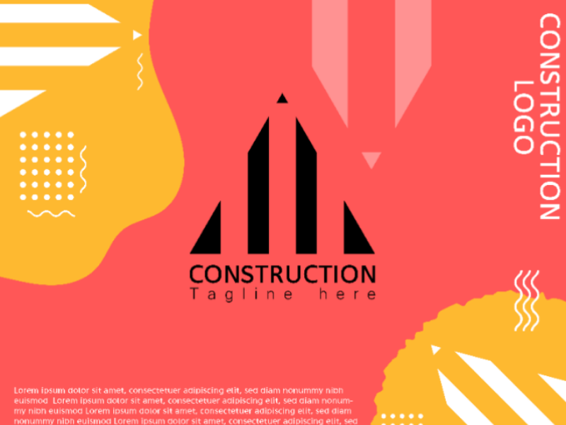 Construction Logo design business card corporeat logo business logo unique deaign construction logo logo design