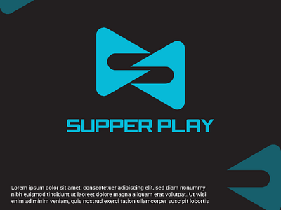 Supper play logo design