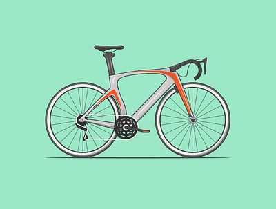 Save fuel! art creative cycle cycling design flat graphic design icon illustration illustrator minimal vector