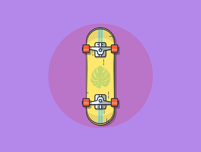 Tony art creative design flat flat design graphic design icon illustration illustrator minimal skateboard vector