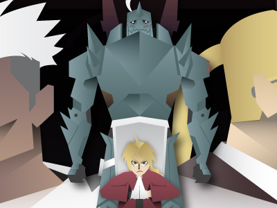 Brotherhood anime fan art fullmetal alchemist fullmetal alchemist brotherhood poster